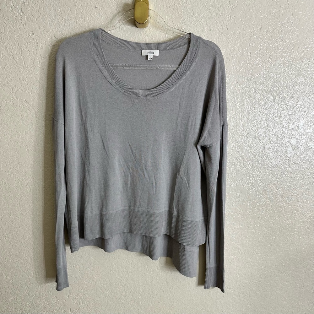 Aritzia Wilfred librement asymmetrical sweater size M - Picture 7 of 10